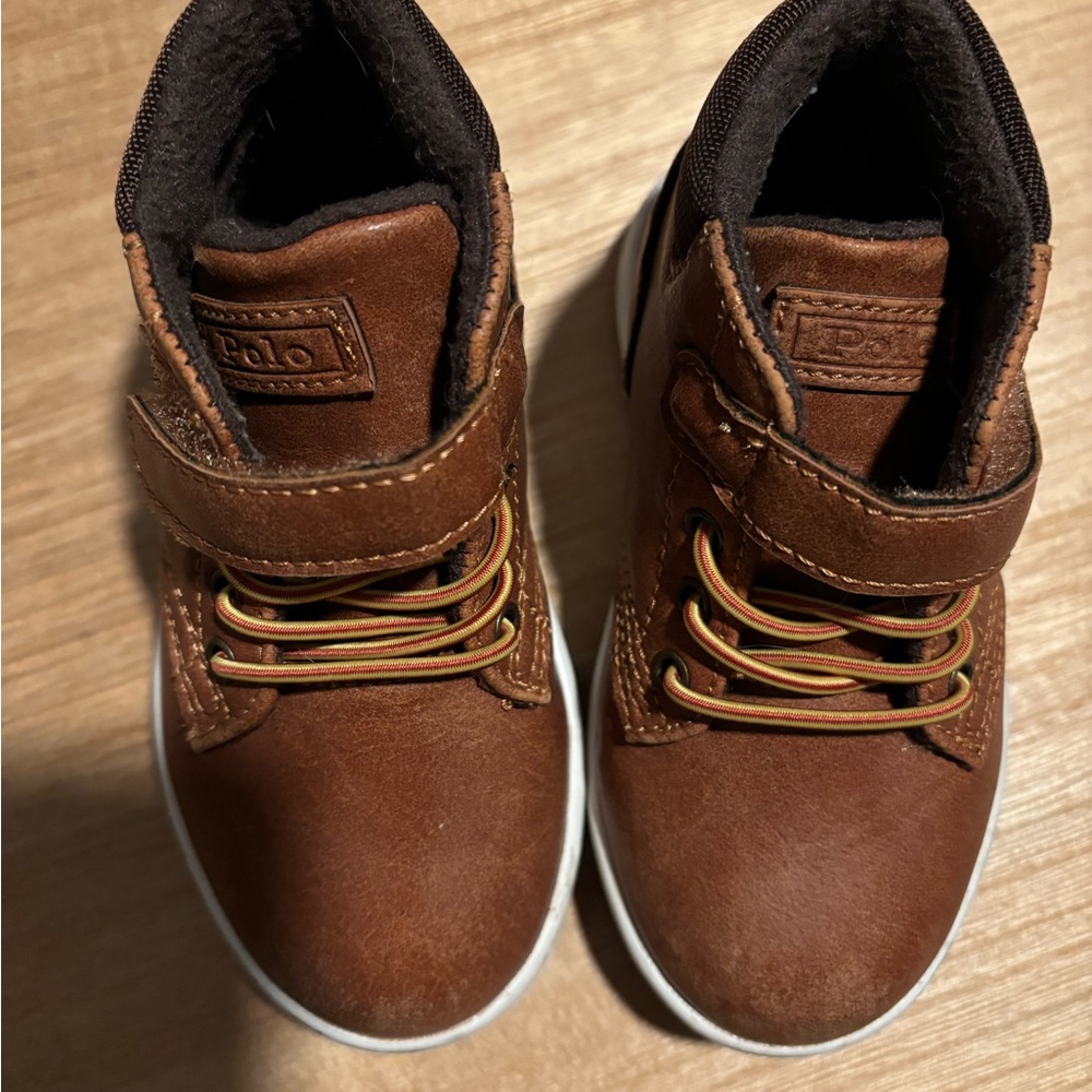Baby boys size 6 Polo Ralph Lauren Boots
